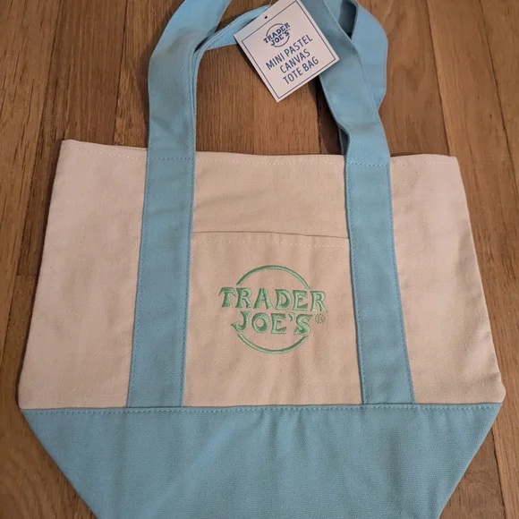 Trader Joe's Pastel Mini Tote - Limited Edition - Picture 5 of 6